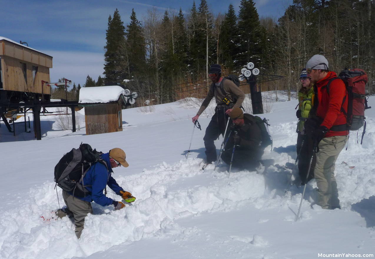 Avalanche beacon training