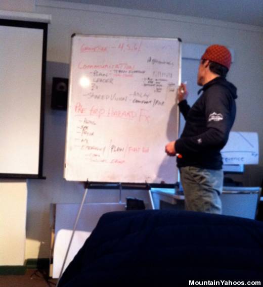 Avalanche training course