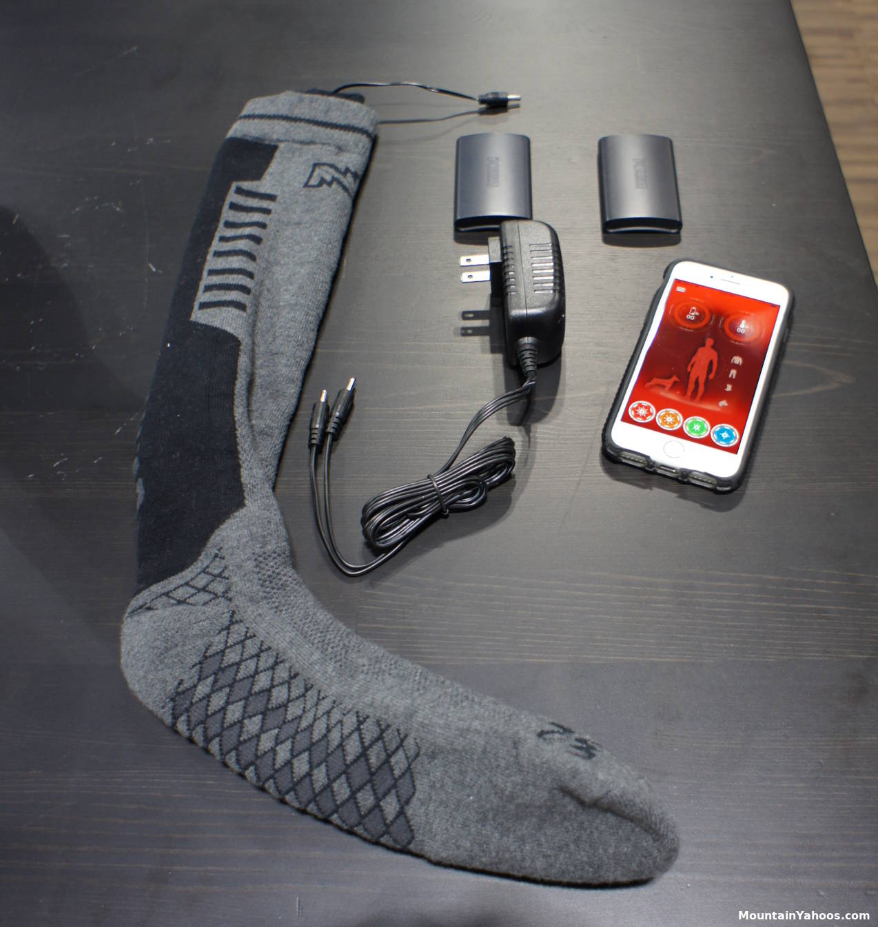 Mobile Warming: Heated Ski Socks