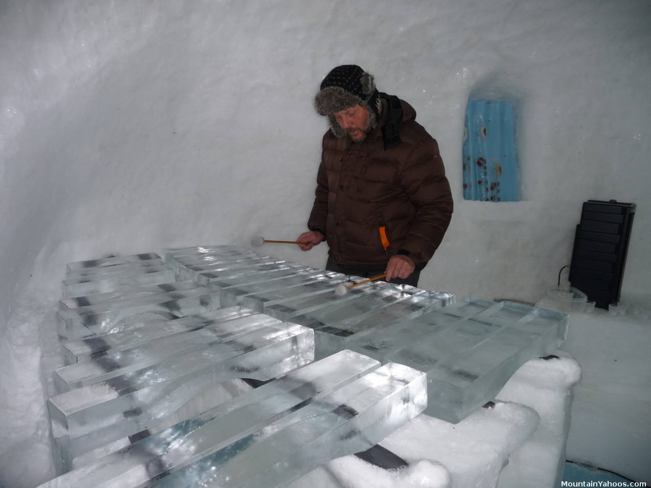 Demokrati dybt fællesskab Ice Music, Ice Instruments and an Igloo Symphony Concert Hall