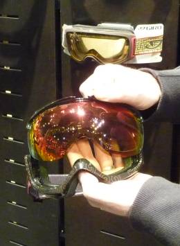 Giro goggles with removable lenses