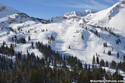 Alta terrain viewed from Sugarloaf lift