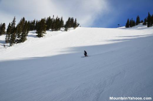 Mambo blue ski run