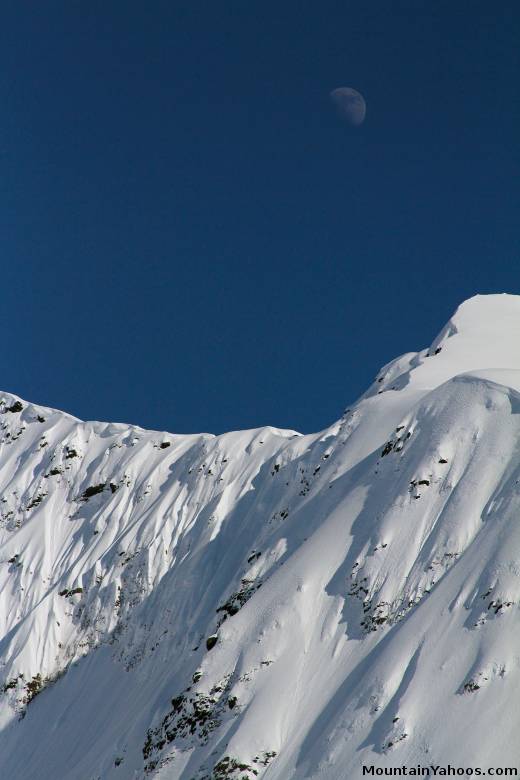 The moon and Headwall