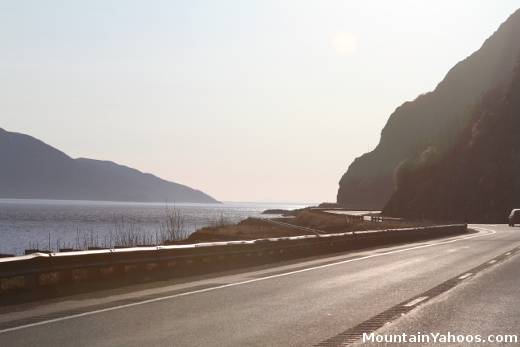 The drive to Alyeska