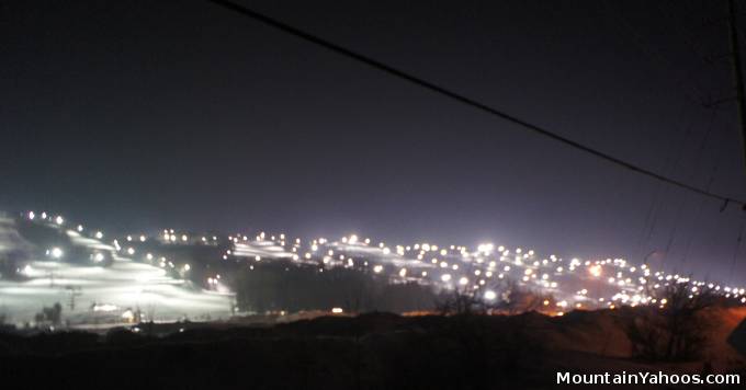 Blue Mountain night skiing