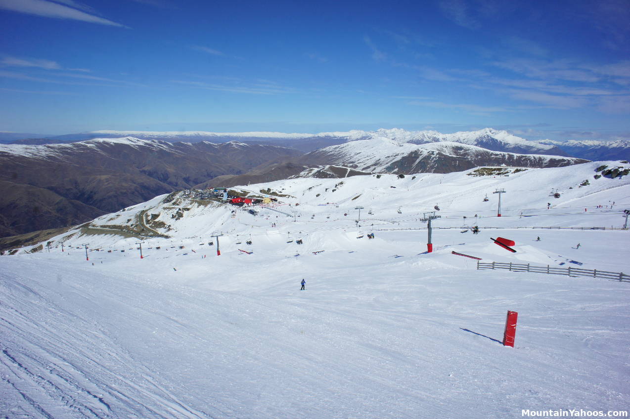 View of Cardrona slopes