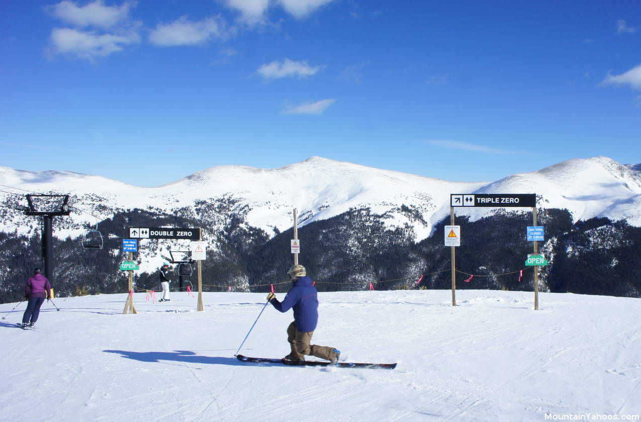 Spaulding Bowl: Gates to Double Zero and Triple Zero at Copper Mountain