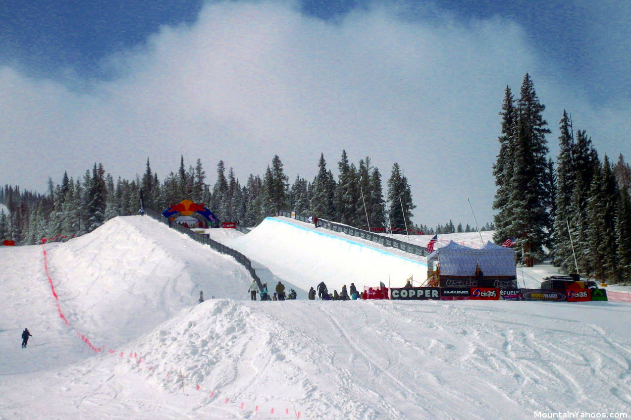 Copper Mountain half pipe