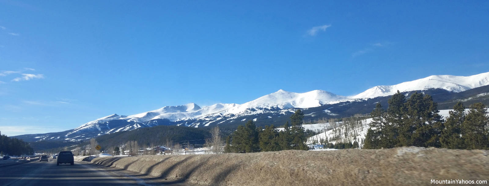 Copper Mountain road sign