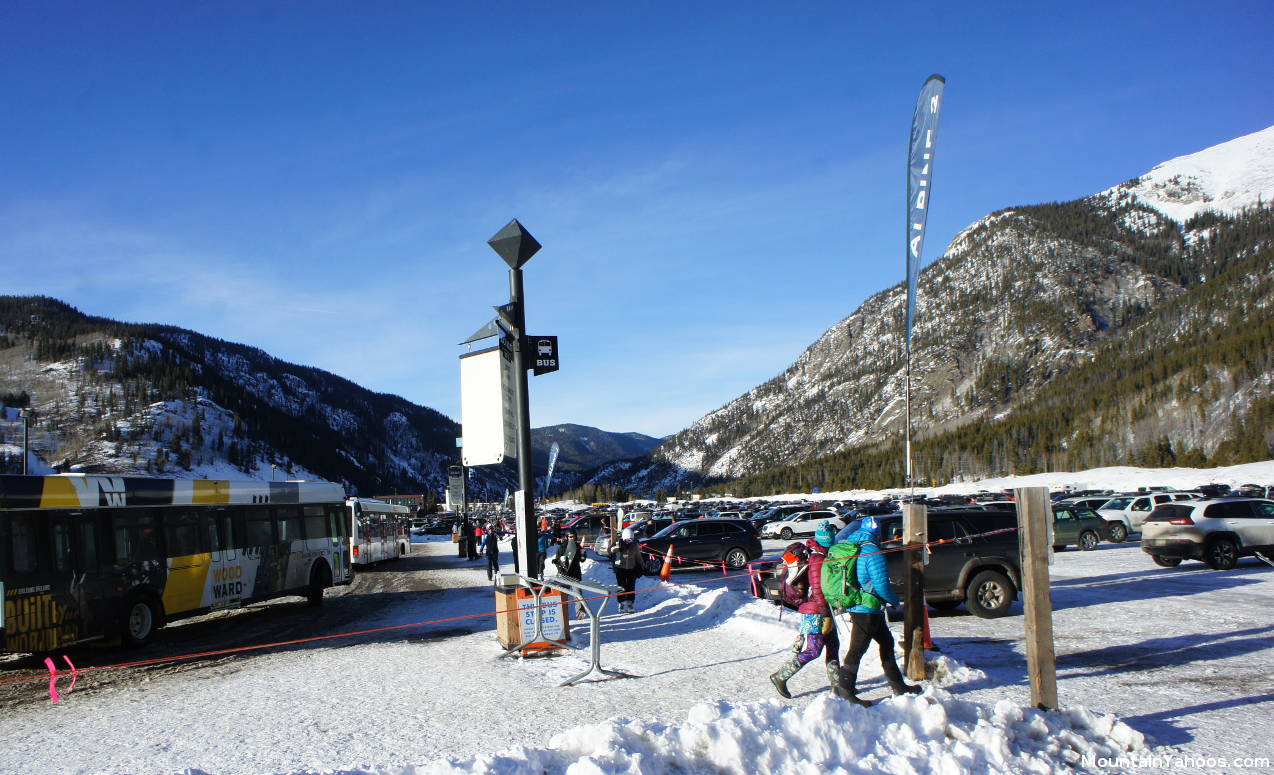 Copper Mountain Alpine parking lot