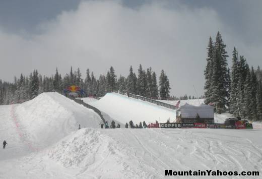 Copper Mountain half pipe