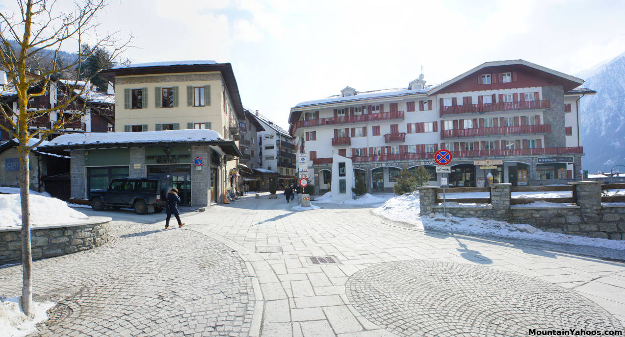 Town of Courmayeur Italy