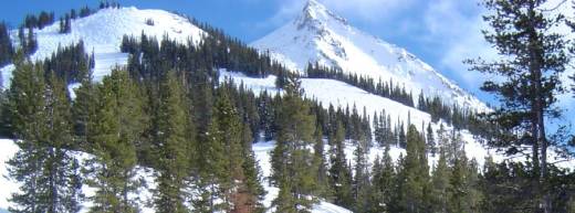 View of Crested Butte CO Mountain