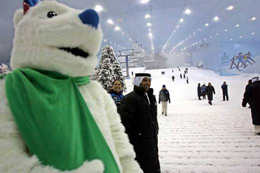 Interior view of Ski Dubai