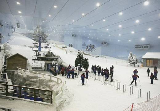 Interior view of Ski Dubai