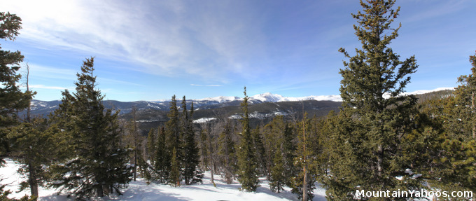 View from the top of Eldora Colorado Ski Area