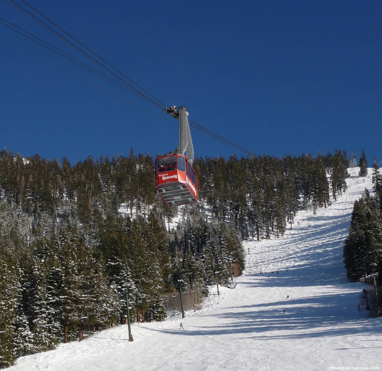 California Base Lodge tram