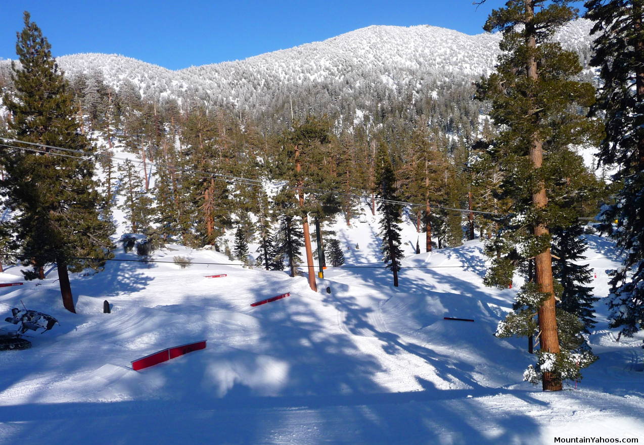 Heavenly Mountain: Ante-Up Terrain park rails