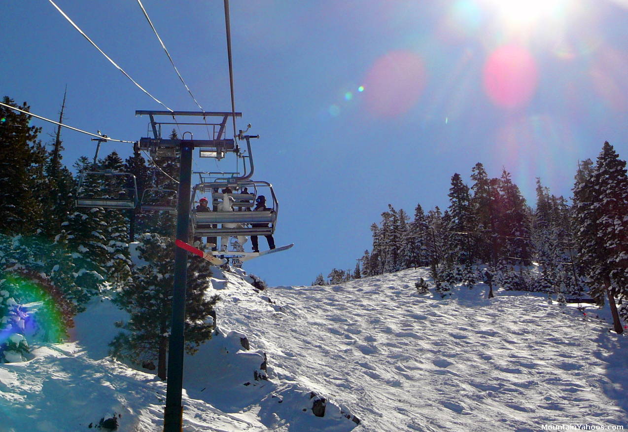 Heavenly moguls run