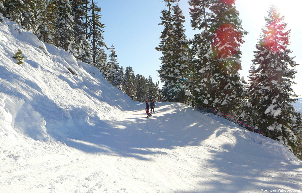Beginner ski run