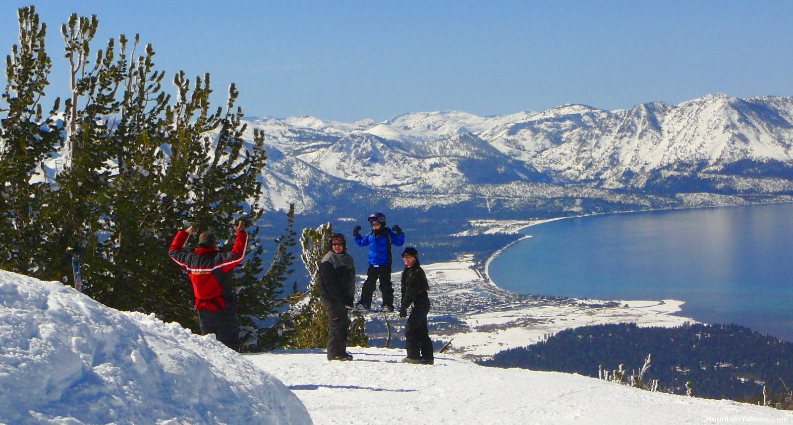 Heavenly at Lake Tahoe with view of the lake