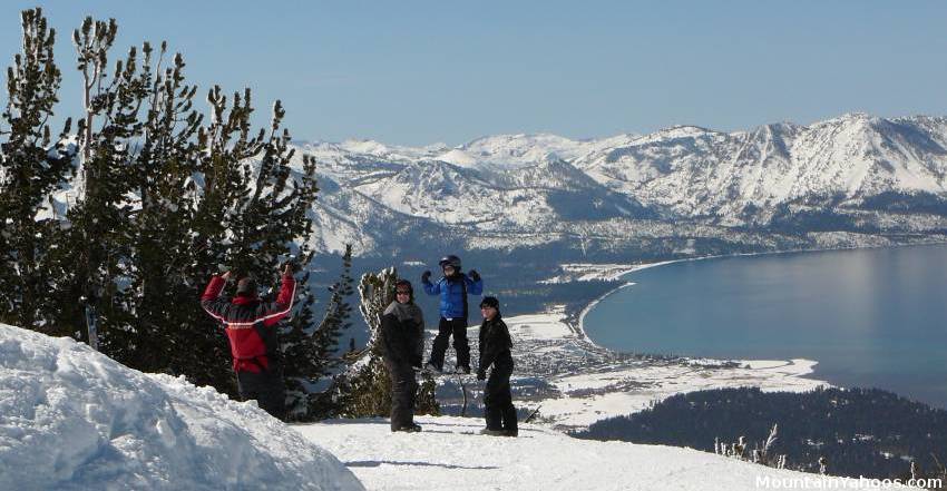 Heavenly at Lake Tahoe with view of the lake