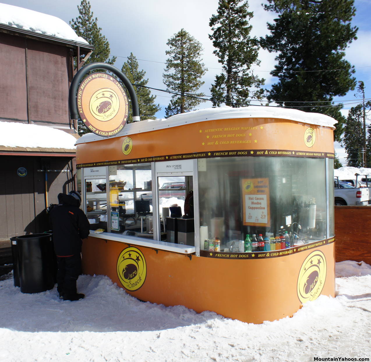 The Belgian waffle stand