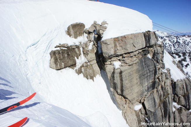 Entrance to Corbet's Couloir