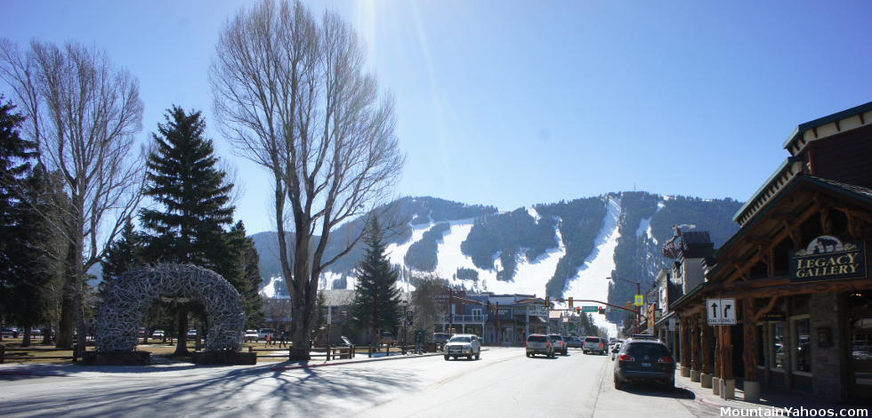 The town of Jackson Wyoming