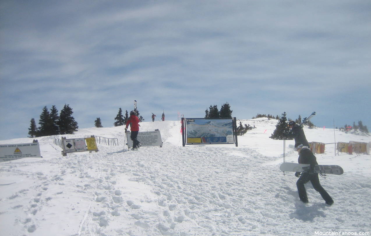 Keystone hike Outback to South bowl