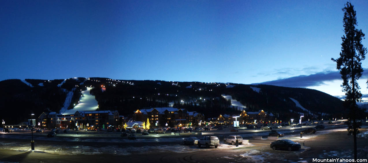 Night skiing at Keystone