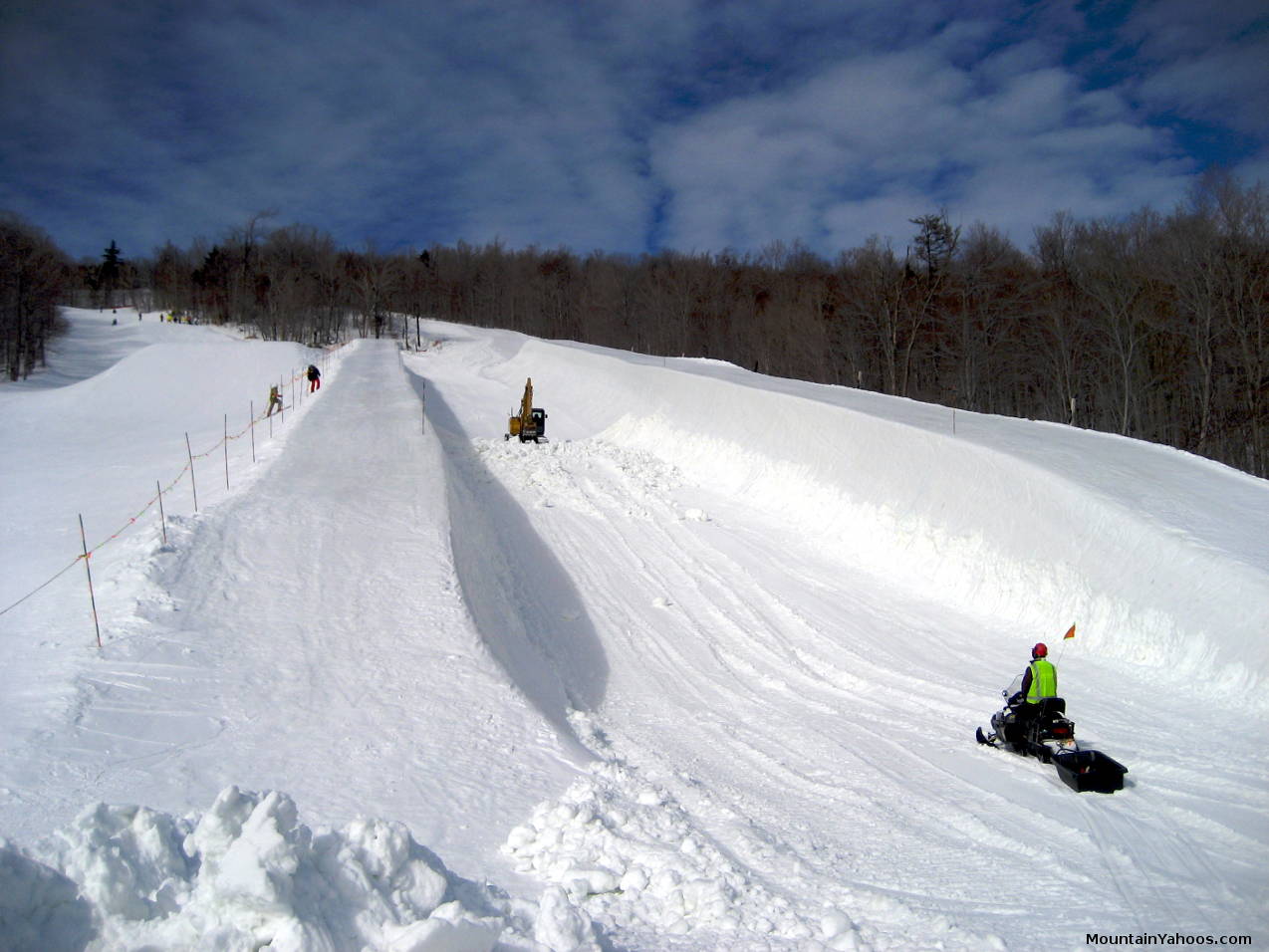 Killington Terrain Park Half Pipe