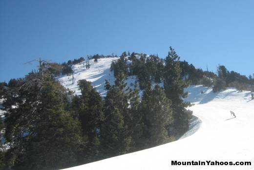 Bear Mountain CA: ski run