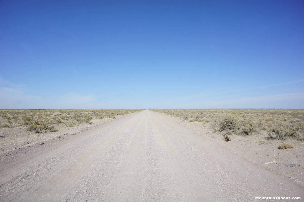 Highway 40: 74 km of dirt road