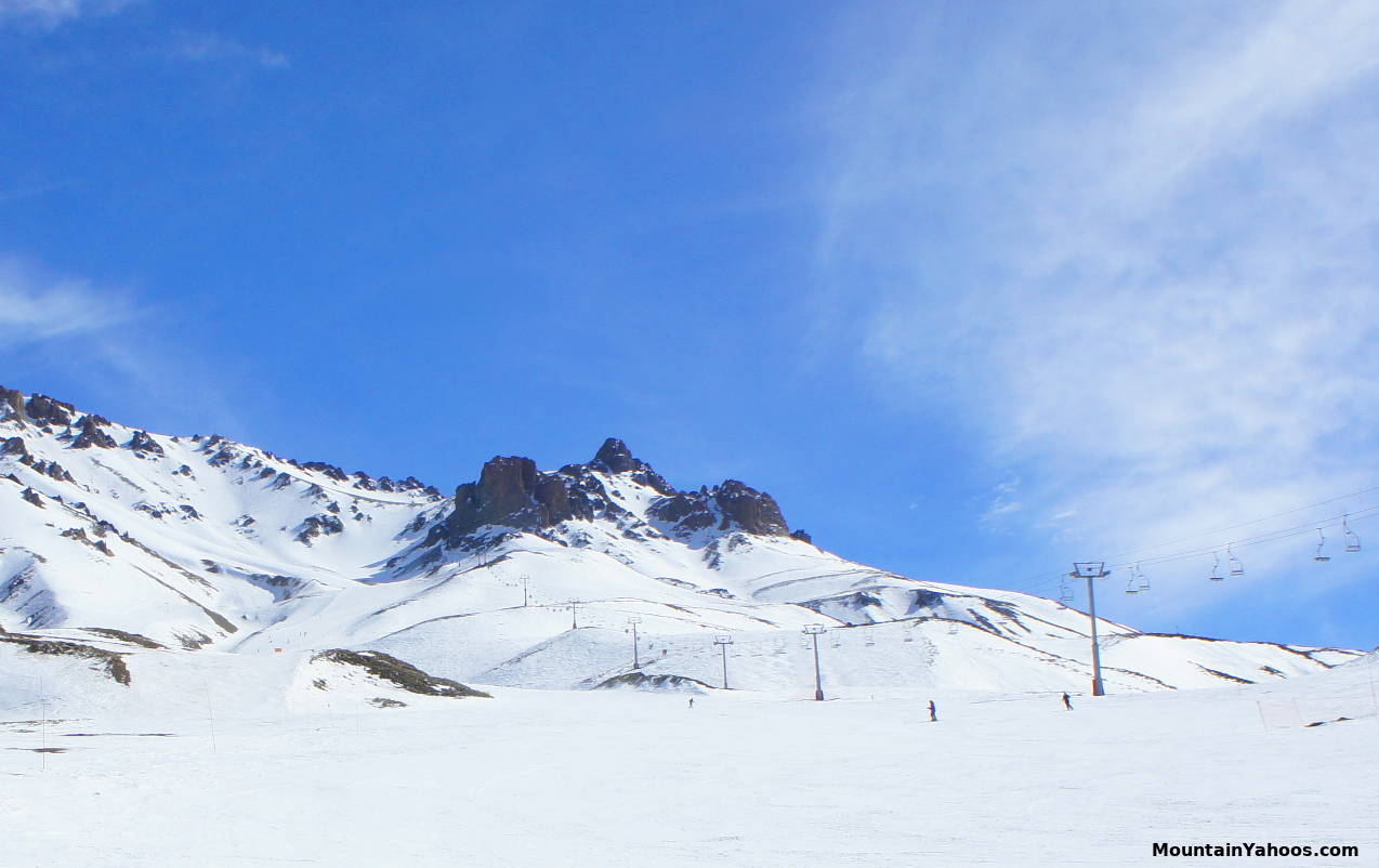 Las Lenas Argentina: Vulcano - advanced ski run