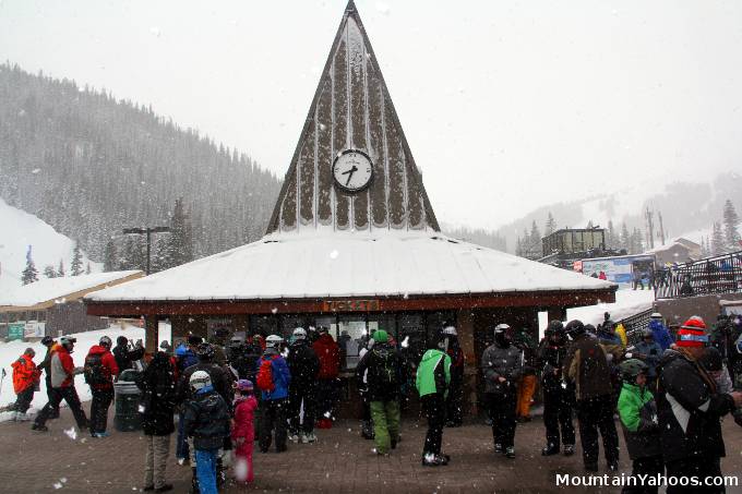 Loveland base: Clocktower and ticket center