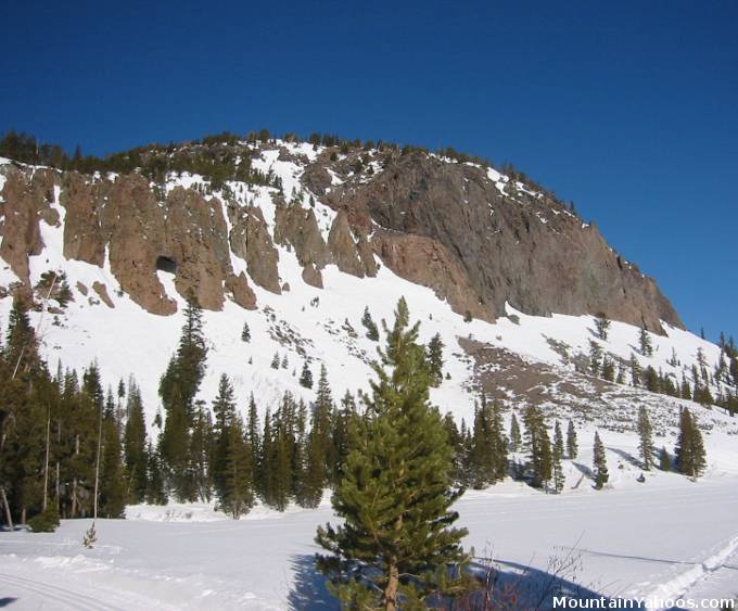 Hole In The Wall at Mammoth - View from Cross Country Trail at Tamarack Lodge