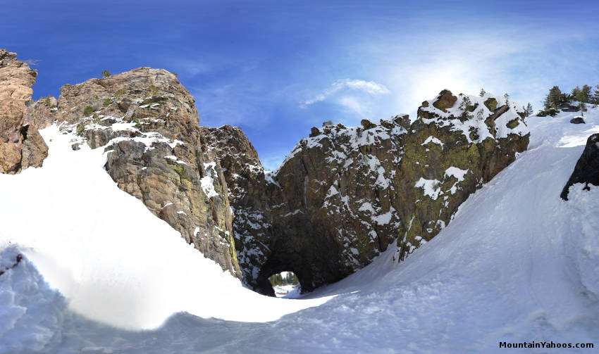 Hole In The Wall at Mammoth Mountain