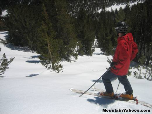 Trail to Hole In The Wall at Mammoth