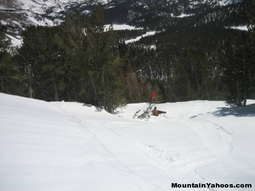 Trail to Hole In The Wall at Mammoth