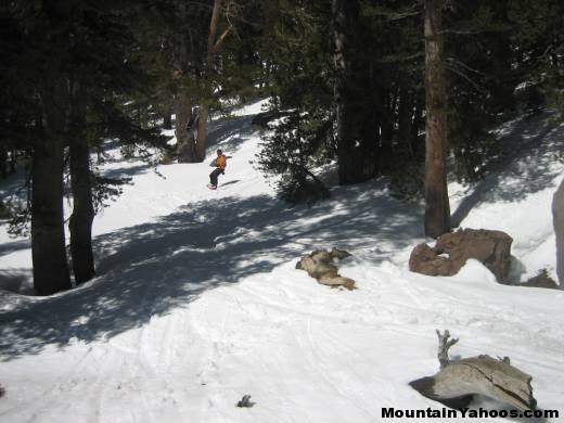 Trail to Hole In The Wall at Mammoth