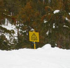 Cliff Warning Signs