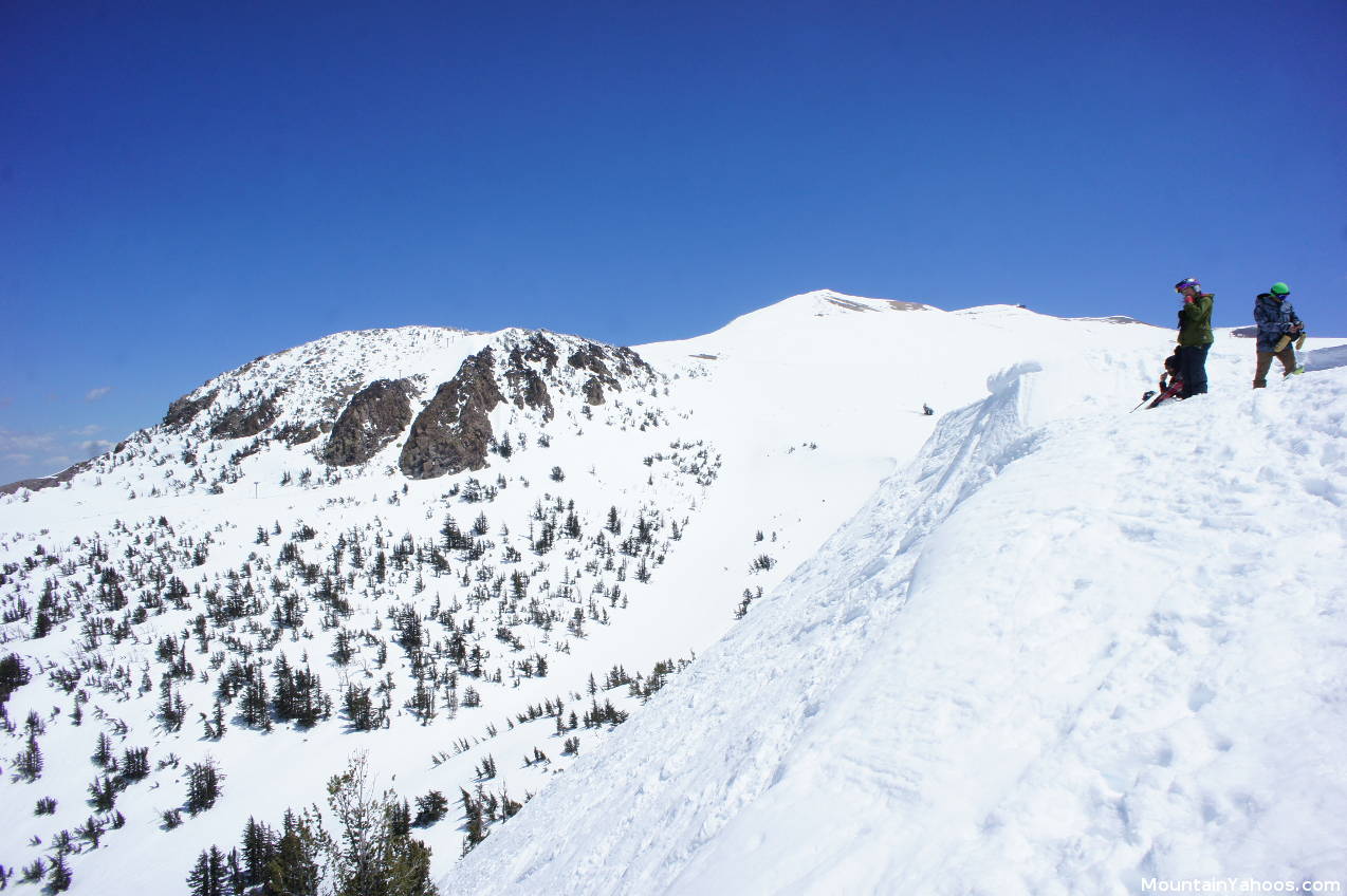 Mammoth Mountain peak of Hemlocks