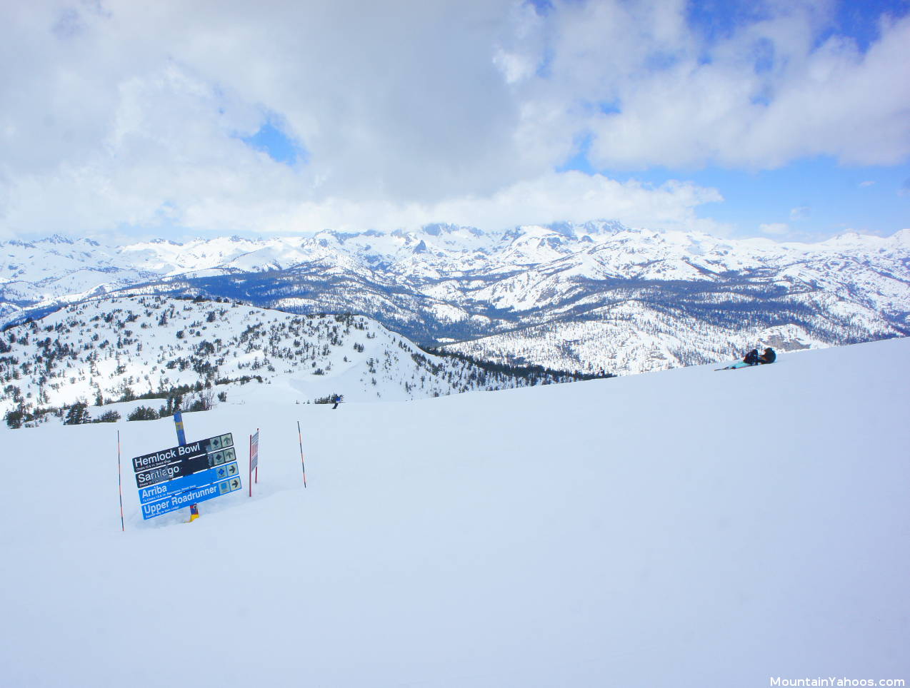 Mammoth Mountain Hemlocks signs