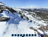 Virtual Tour of the Mammoth Mountain double black diamond Avalanche Chute Two run