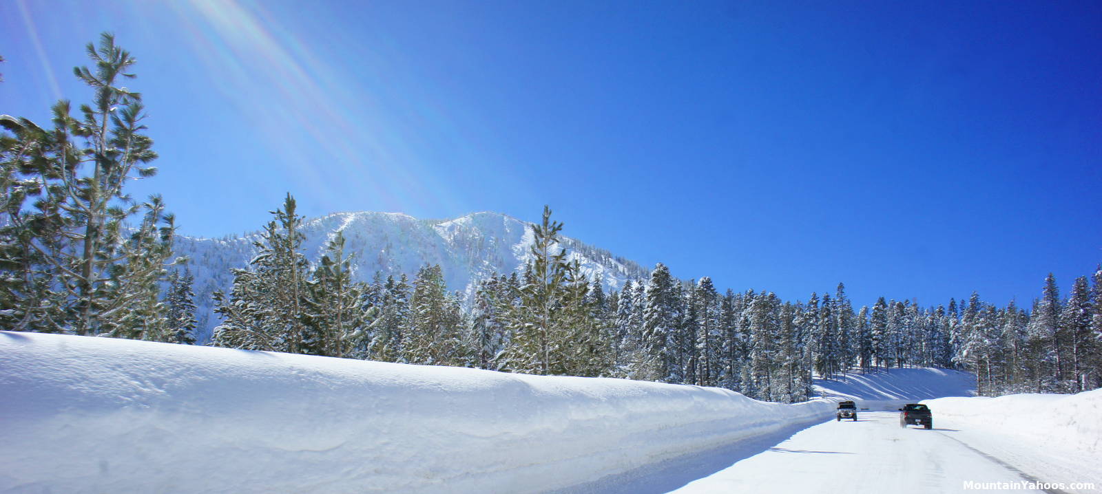 Highway 431 on the way to Mount Rose ski reosrt