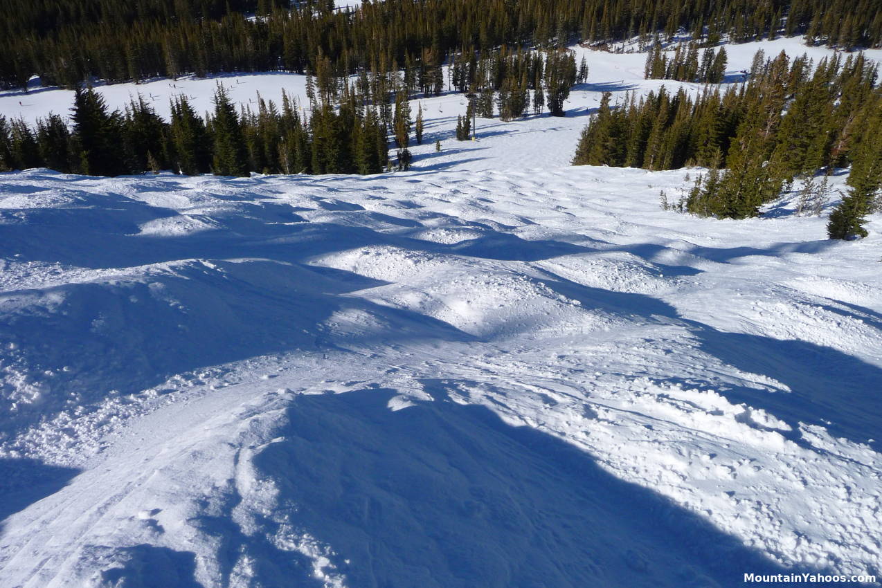 Mount Rose mogul run: Mineshaft