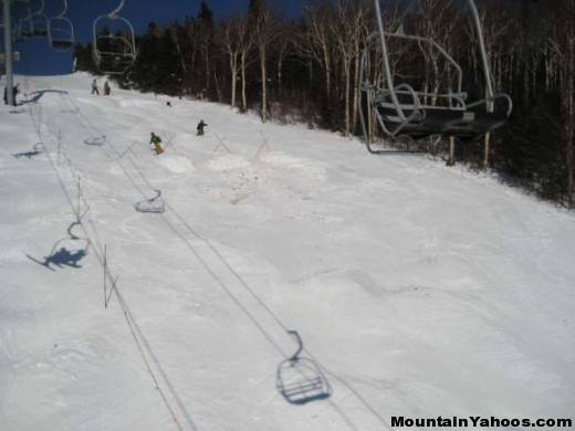 mogul run at Mt Snow