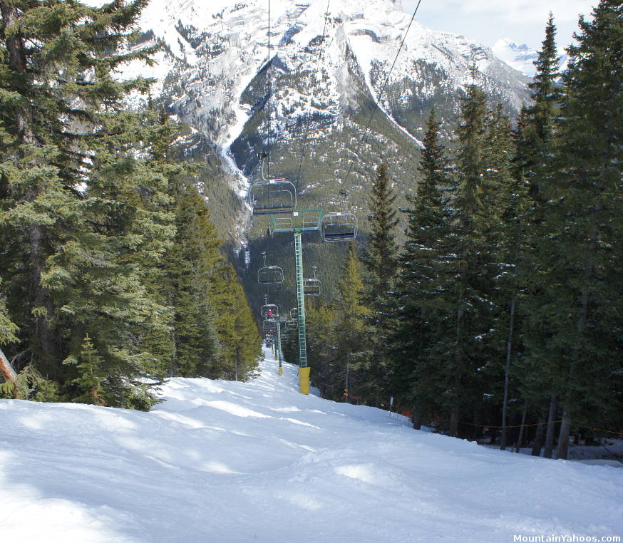 Mogul run: Mystic Lift Line at Mount Norquay